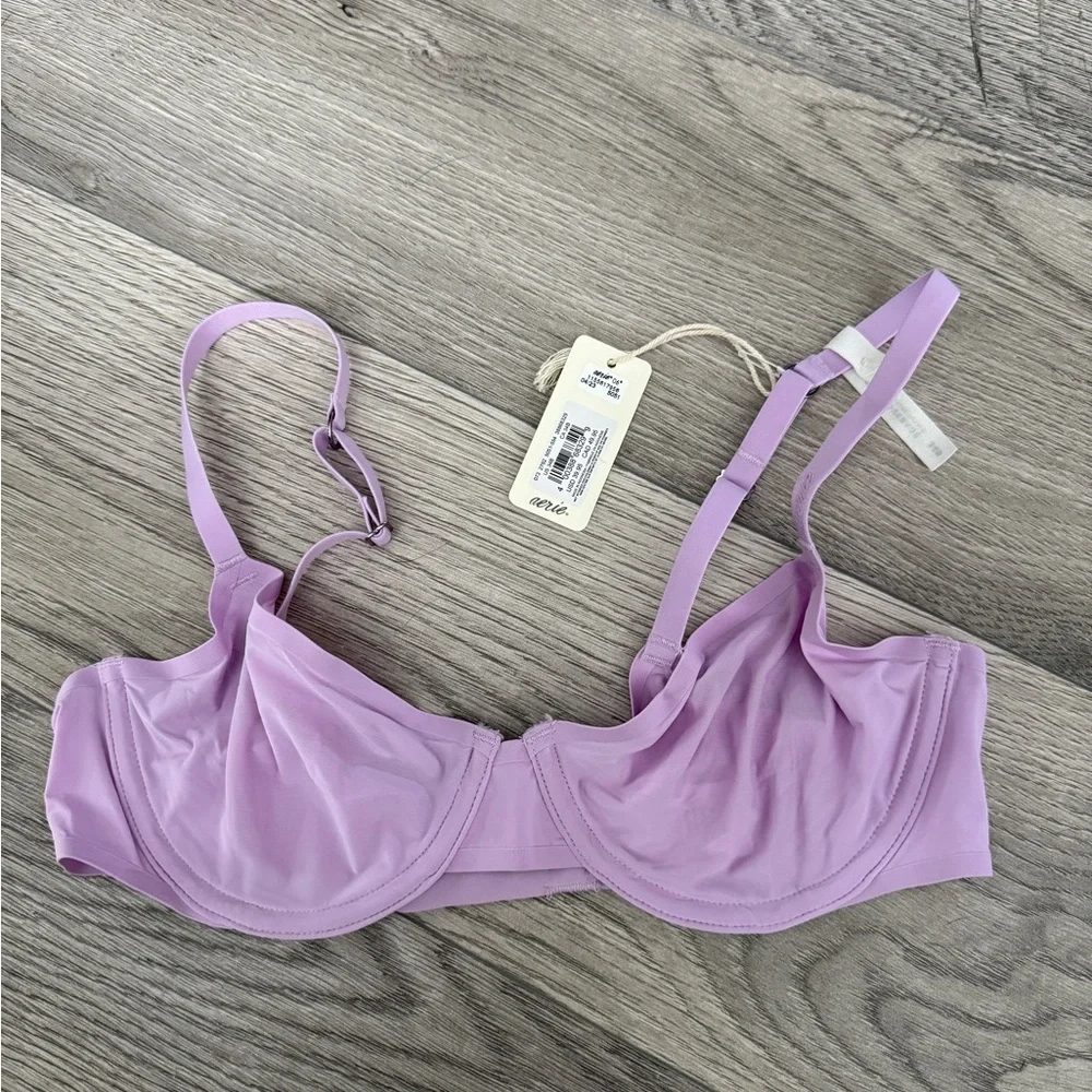 NWT Aerie Smoothez bra Light Purple 34B Full Coverage